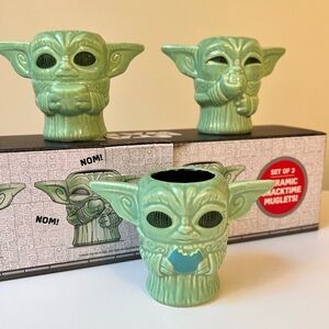 Baby Yoda mini mugs. Star Wars Mandalorian The Child.